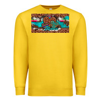Lemon hearts mama license plate Premium Sweatshirt - Artiststas