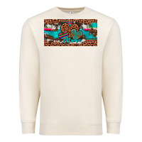 Sandshell hearts mama license plate Premium Sweatshirt - Artiststas