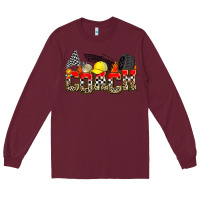 Burgundy race coach Long Sleeve Tee - Zillion Design Studio