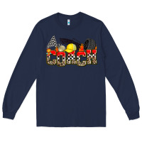 Navy race coach Long Sleeve Tee - Zillion Design Studio