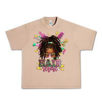 Burro afro locs hair stylist messy bun tbw Urban Heavy Tee - texasbilliewilder