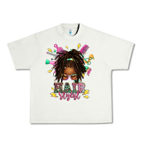 Pistachio afro locs hair stylist messy bun tbw Urban Heavy Tee - texasbilliewilder