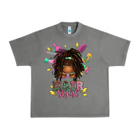 Tornado afro locs hair stylist messy bun tbw Urban Heavy Tee - texasbilliewilder