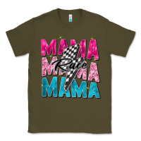 Army Green race mama Classic Tee - Zillion Design Studio