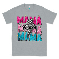 Heather Grey race mama Classic Tee - Zillion Design Studio