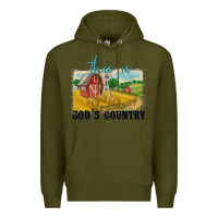 Army Green this is god's country Premium Hoodie - MaliasSmallBusiness