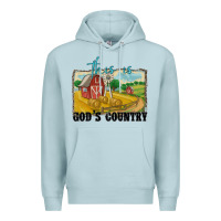 Blue Mist this is god's country Premium Hoodie - MaliasSmallBusiness
