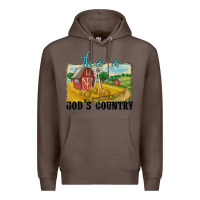 Coffee this is god's country Premium Hoodie - MaliasSmallBusiness