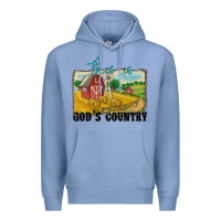 Colony Blue this is god's country Premium Hoodie - MaliasSmallBusiness