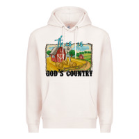 Pale Pink this is god's country Premium Hoodie - MaliasSmallBusiness