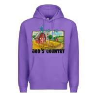 Purple this is god's country Premium Hoodie - MaliasSmallBusiness
