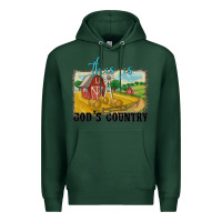 Sports Green this is god's country Premium Hoodie - MaliasSmallBusiness