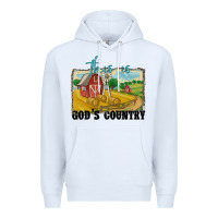 White this is god's country Premium Hoodie - MaliasSmallBusiness