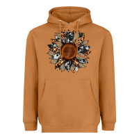 Meerkat cowhide leopard aztec sunflower Heavyweight Hoodie - Artiststas
