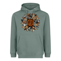 Sage cowhide leopard aztec sunflower Heavyweight Hoodie - Artiststas