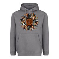 Storm cowhide leopard aztec sunflower Heavyweight Hoodie - Artiststas