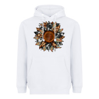 White cowhide leopard aztec sunflower Heavyweight Hoodie - Artiststas