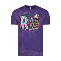 Cloud Purple floral rn registered nurse Vintage Tee - RanaPortraitStore