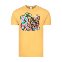 Vintage Mustard floral rn registered nurse Vintage Tee - RanaPortraitStore