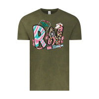 Vintage Olive floral rn registered nurse Vintage Tee - RanaPortraitStore