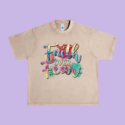 Urban Heavy Tee faith over fear