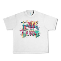 Lunar Rock faith over fear Urban Heavy Tee - Zillion Design Studio