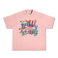 Salmon faith over fear Urban Heavy Tee - Zillion Design Studio