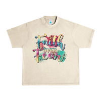 Sandshell faith over fear Urban Heavy Tee - Zillion Design Studio