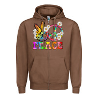Chestnut lgbtq peace and sembols Zipper Hoodie - HRA Design Shop