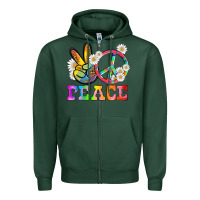 Sports Green lgbtq peace and sembols Zipper Hoodie - HRA Design Shop
