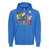 True Royal lgbtq peace and sembols Zipper Hoodie - HRA Design Shop