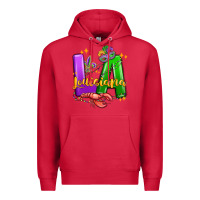 Cardinal louisiana mardi gras Premium Hoodie - MaliasSmallBusiness