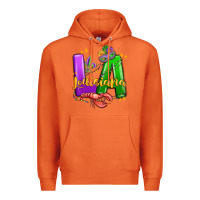 Carrot louisiana mardi gras Premium Hoodie - MaliasSmallBusiness