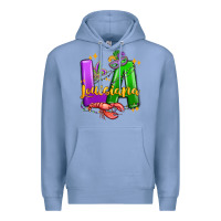 Colony Blue louisiana mardi gras Premium Hoodie - MaliasSmallBusiness