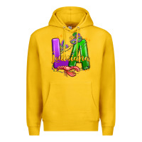 Lemon louisiana mardi gras Premium Hoodie - MaliasSmallBusiness