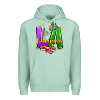 Seafoam louisiana mardi gras Premium Hoodie - MaliasSmallBusiness