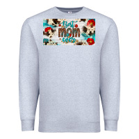 Heather Grey best mom ever license plate Premium Sweatshirt - Artiststas