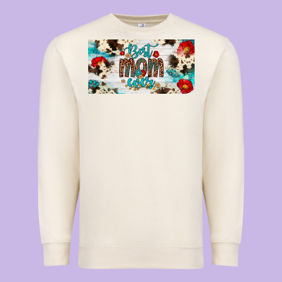 Best Mom Ever License Plate Premium Sweatshirt Designed By Artiststas