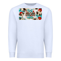 White best mom ever license plate Premium Sweatshirt - Artiststas