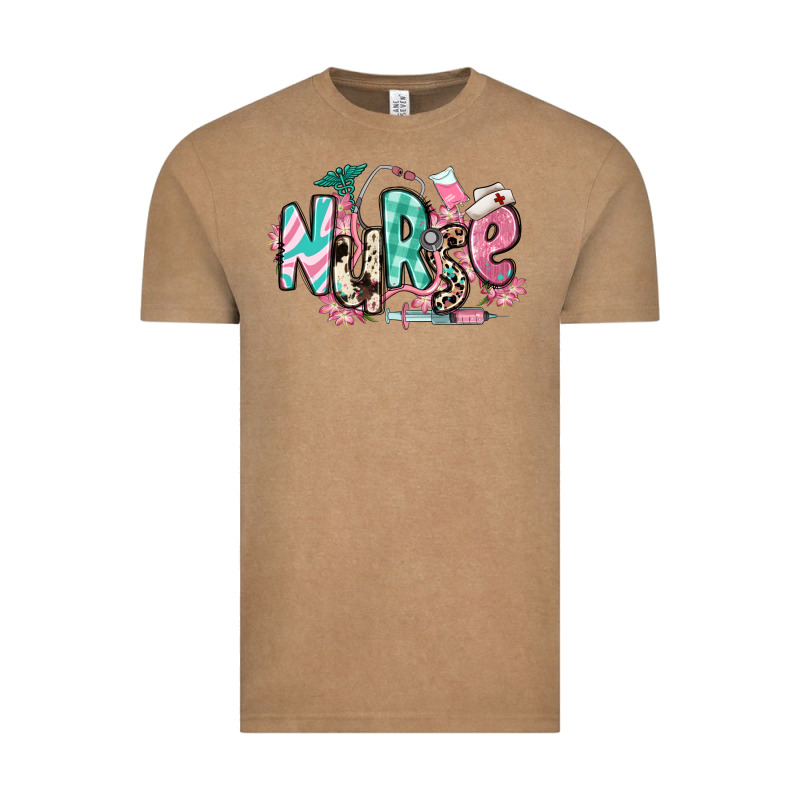 Floral Nurse Vintage Tee by RanaPortraitStore | Teevron