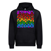 Black Pride lgbtq flowers seamless pattern Urban Hoodie - BundleAndBundleShop