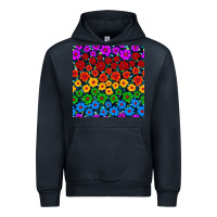 Navy Pride lgbtq flowers seamless pattern Urban Hoodie - BundleAndBundleShop