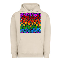 Pigment French Oak Pride lgbtq flowers seamless pattern Urban Hoodie - BundleAndBundleShop