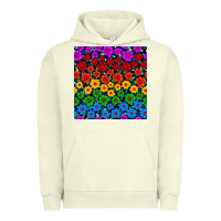 Pigment Pistachio Pride lgbtq flowers seamless pattern Urban Hoodie - BundleAndBundleShop