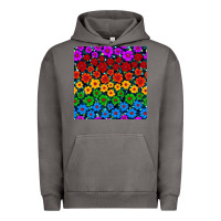 Pigment Tornado Pride lgbtq flowers seamless pattern Urban Hoodie - BundleAndBundleShop