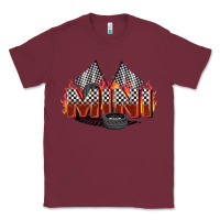Burgundy race mini Classic Tee - Zillion Design Studio