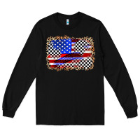 Black race american flag Long Sleeve Tee - Zillion Design Studio