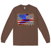 Chestnut race american flag Long Sleeve Tee - Zillion Design Studio