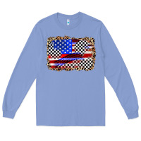 Race American Flag Long Sleeve Tee | Teevron