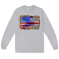 Moon Dust race american flag Long Sleeve Tee - Zillion Design Studio